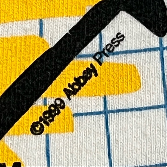 Vintage God At Work Still Under Construction Double Sided White Tultex XL 1999 - Picture 7 of 7